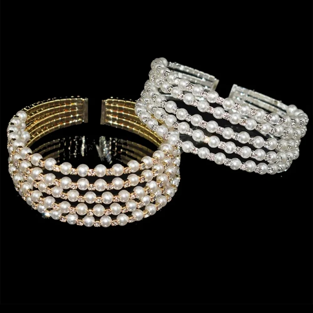 Exquisite Pearl Cuff Bracelet
